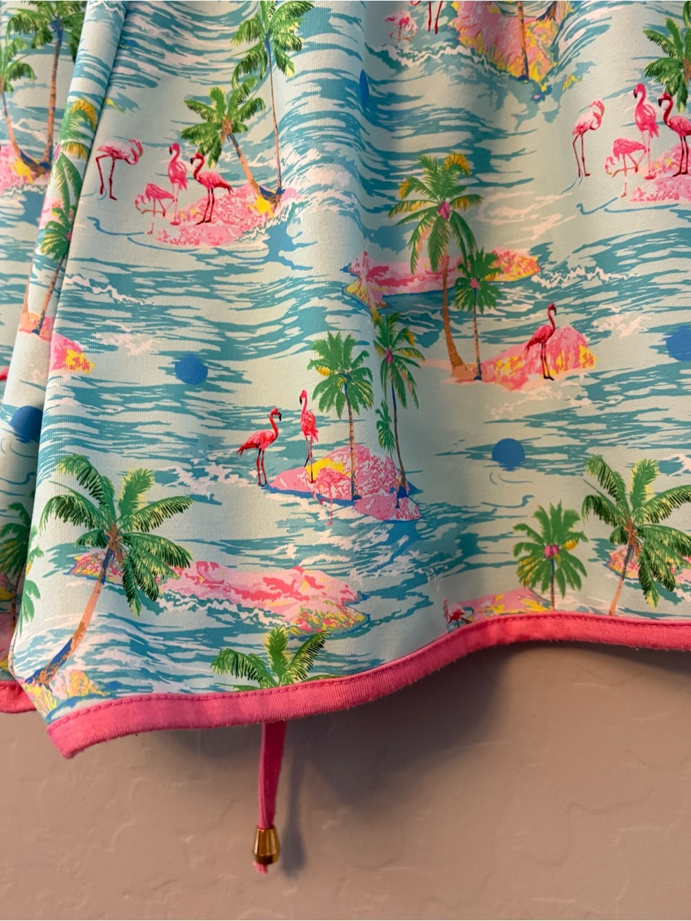 Jess Lea tropical treasures flamingo island print everyday shorts size large - Picture 15 of 16